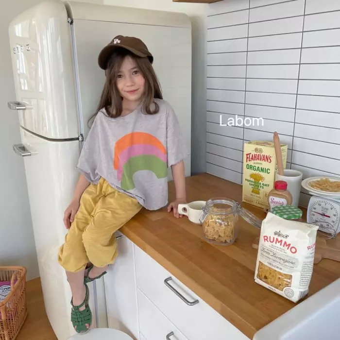 Labom - Korean Children Fashion - #minifashionista - Rainbow Tee