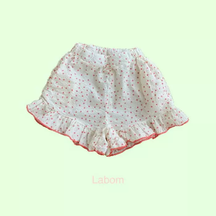 Labom - Korean Children Fashion - #minifashionista - Mini Dot Frill Top Bottom Set - 4