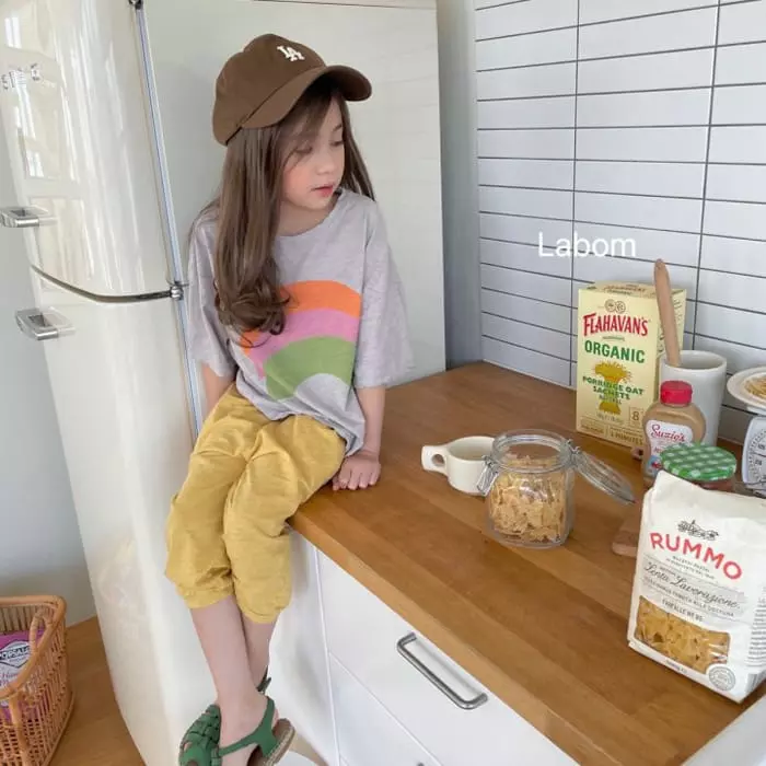 Labom - Korean Children Fashion - #prettylittlegirls - Rainbow Tee - 2