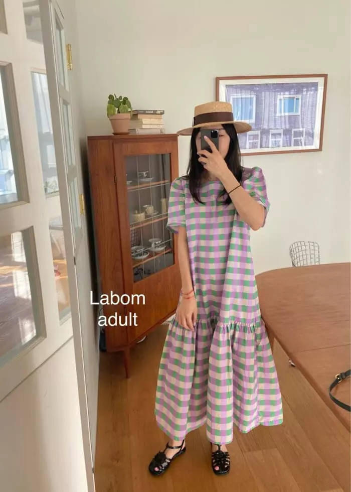 Labom - Korean Women Fashion - #momslook - Picnic One-piece Mom - 9