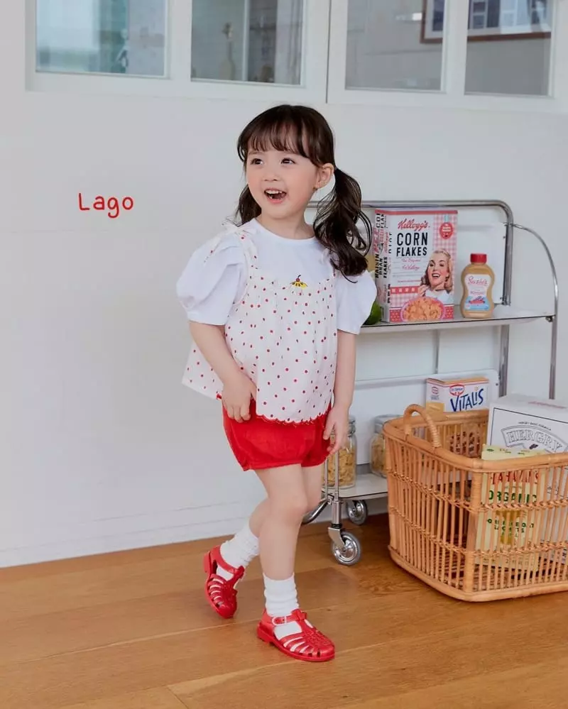 Lago - Korean Children Fashion - #childofig - Dot Blouse - 5