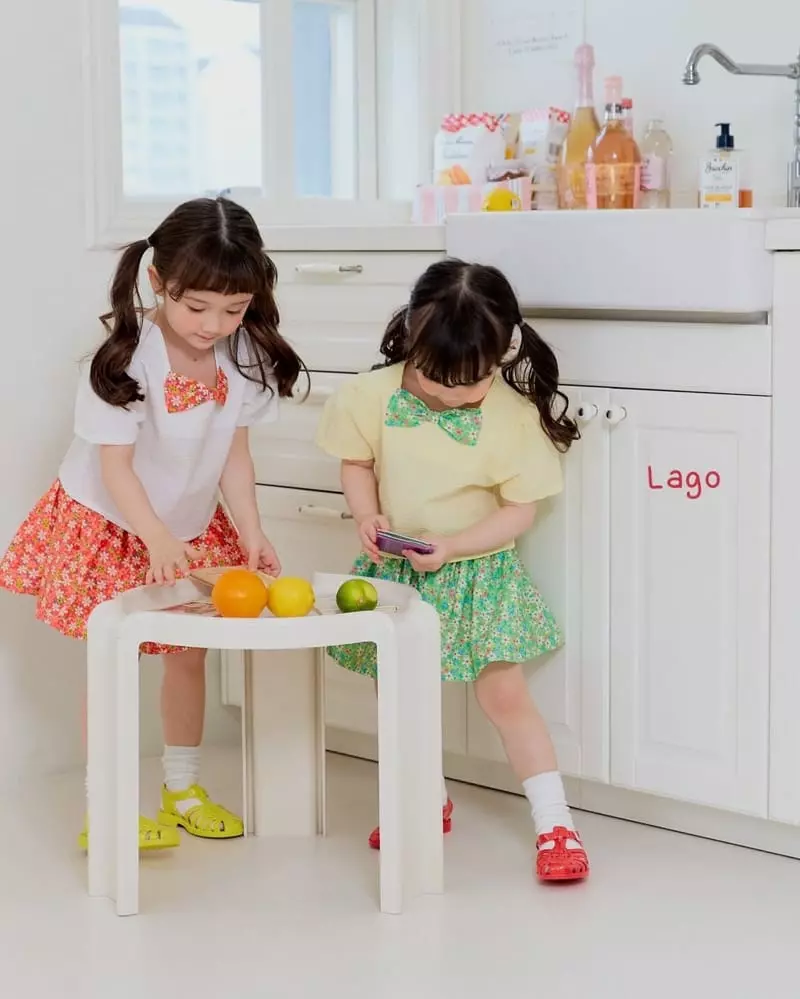 Lago - Korean Children Fashion - #childofig - Ribbon Blouse - 2