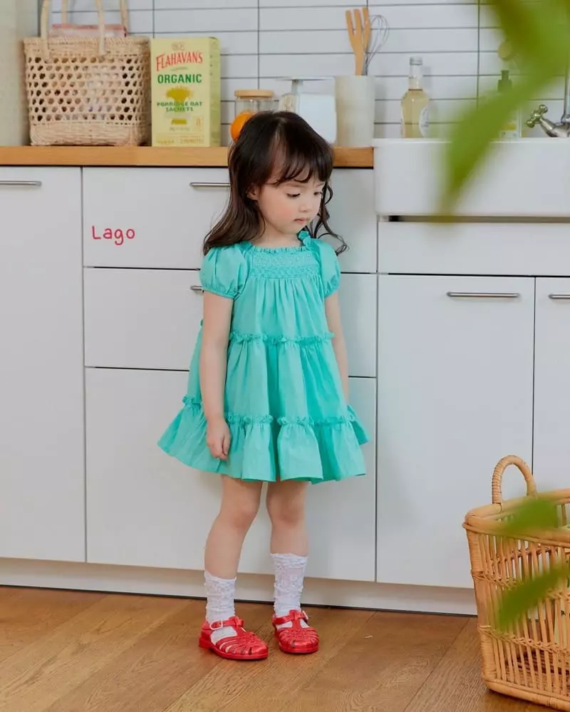 Lago - Korean Children Fashion - #kidzfashiontrend - Dia One-piece - 2