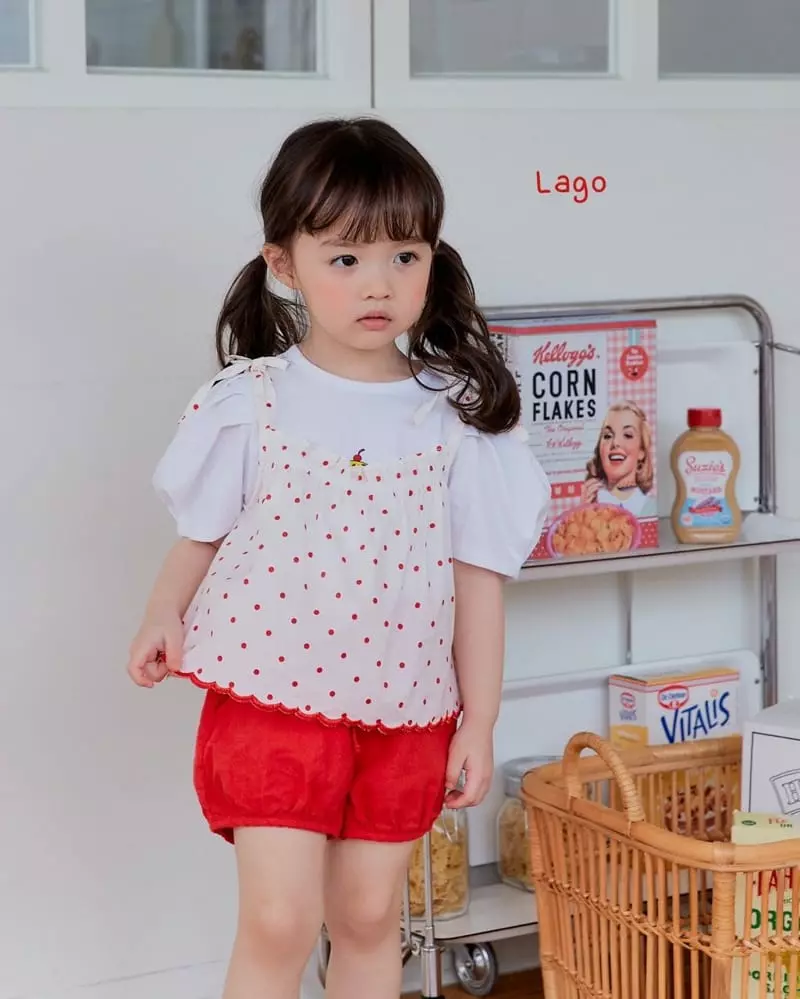 Lago - Korean Children Fashion - #magicofchildhood - Dot Blouse - 2