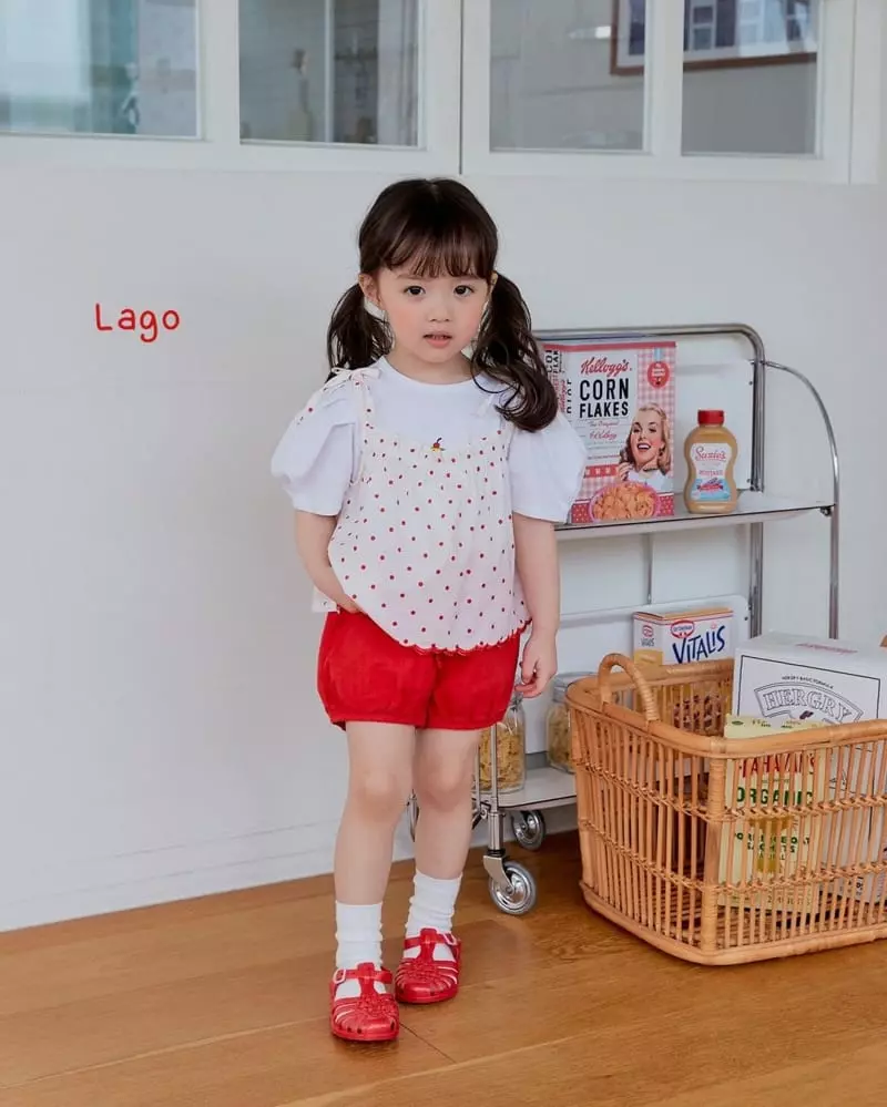 Lago - Korean Children Fashion - #minifashionista - Dot Blouse - 3