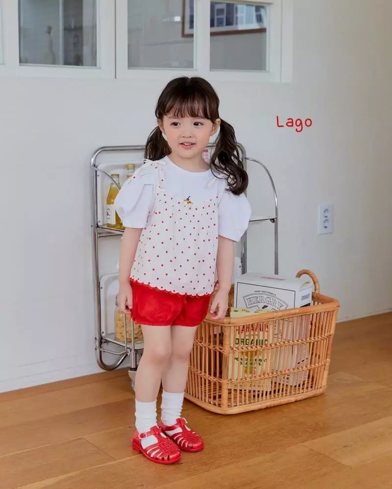 Lago - Korean Children Fashion - #minifashionista - Dot Blouse - 4