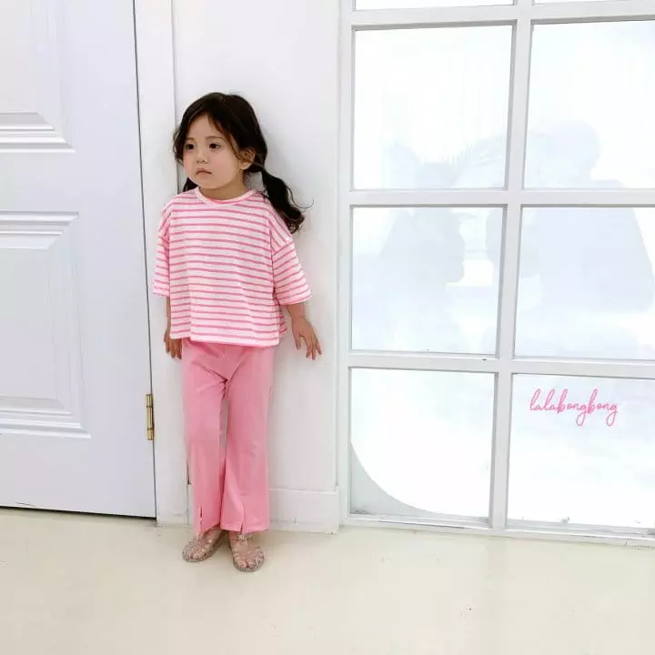 Lalabongbong - Korean Children Fashion - #Kfashion4kids - Suome Stripes Tee - 3