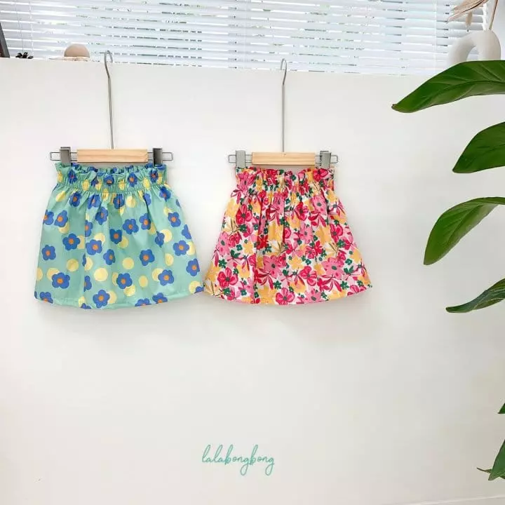 Lalabongbong - Korean Children Fashion - #designkidswear - Flower Skirt