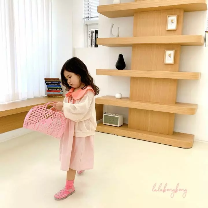 Lalabongbong - Korean Children Fashion - #designkidswear - Collar String One-piece - 6