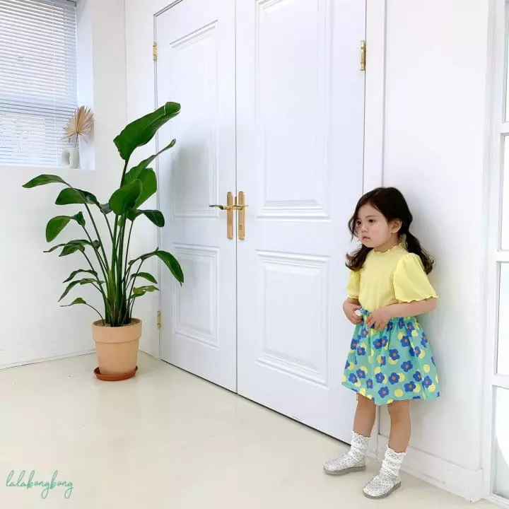 Lalabongbong - Korean Children Fashion - #fashionkids - Flower Skirt - 3