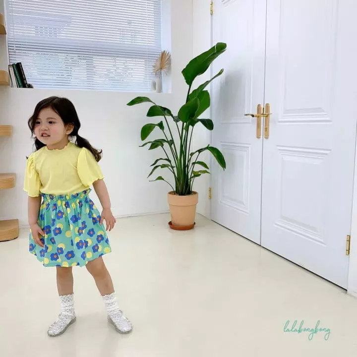 Lalabongbong - Korean Children Fashion - #kidzfashiontrend - Flower Skirt - 6