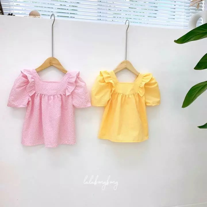 Lalabongbong - Korean Children Fashion - #kidzfashiontrend - Square Blouse