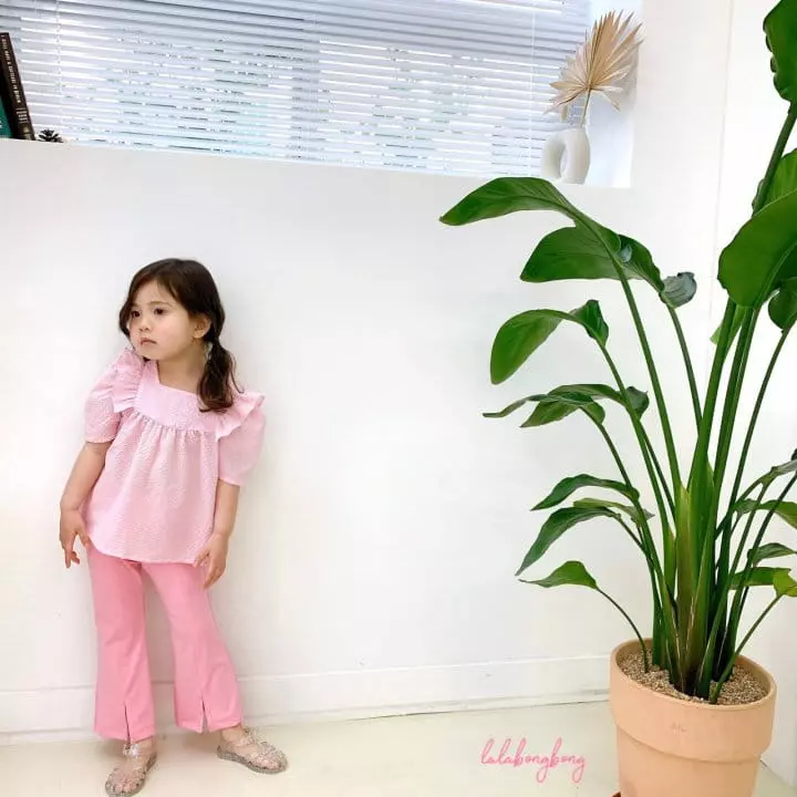 Lalabongbong - Korean Children Fashion - #littlefashionista - Square Blouse - 3