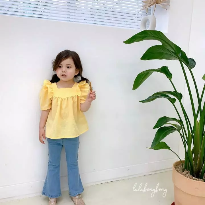 Lalabongbong - Korean Children Fashion - #toddlerclothing - Square Blouse - 8