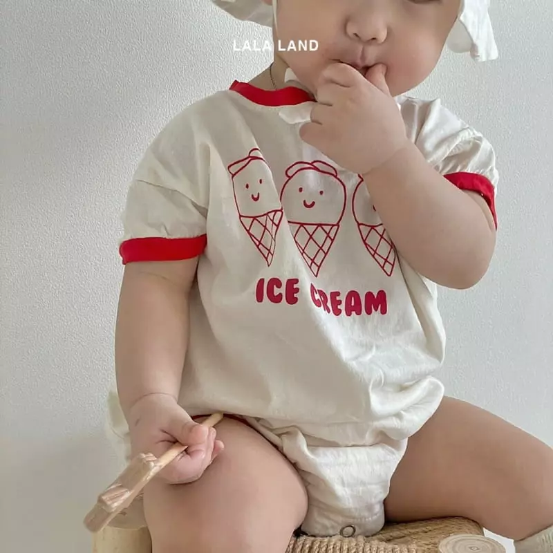 Lalaland - Korean Baby Fashion - #babyboutique - Bebe Arc Bodysuit - 4