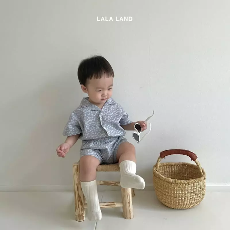 Lalaland - Korean Baby Fashion - #babyboutiqueclothing - Bebe Andy Top Bottom Set - 10
