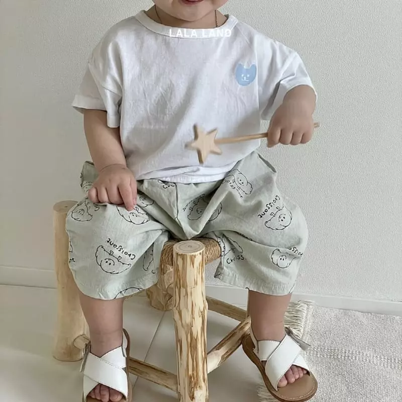 Lalaland - Korean Baby Fashion - #babyclothing - Bebe Point Piping Tee - 2