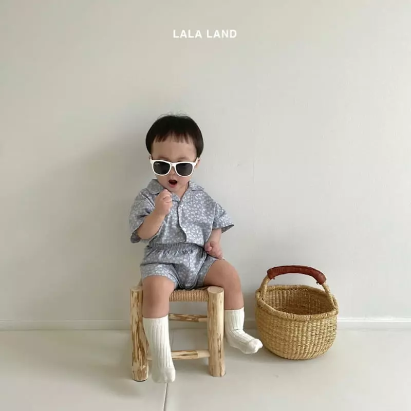 Lalaland - Korean Baby Fashion - #babyfashion - Bebe Andy Top Bottom Set - 12