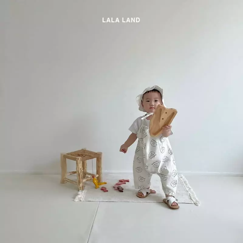 Lalaland - Korean Baby Fashion - #babyfever - Bebe String Overalls - 2