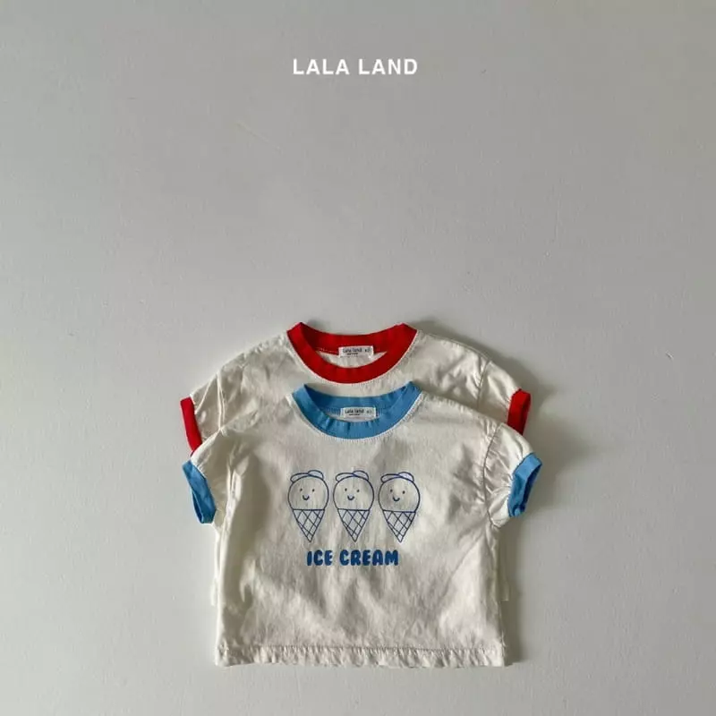 Lalaland - Korean Baby Fashion - #babygirlfashion - Bebe Ice Cream Tee - 10