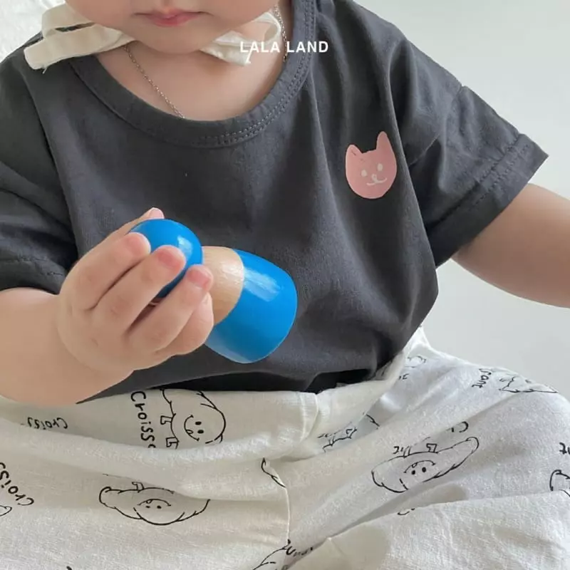 Lalaland - Korean Baby Fashion - #babylifestyle - Bebe Point Piping Tee - 6