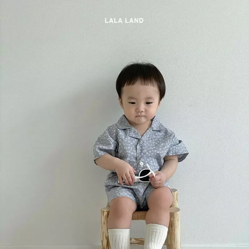 Lalaland - Korean Baby Fashion - #babyoninstagram - Bebe Andy Top Bottom Set
