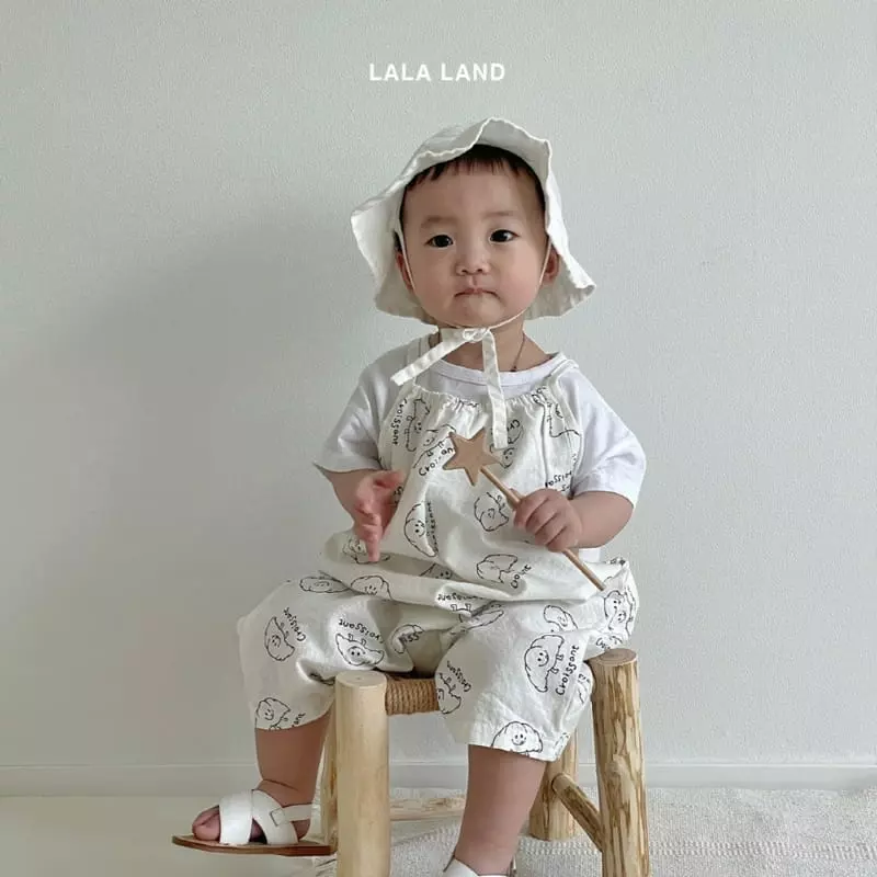 Lalaland - Korean Baby Fashion - #babyoutfit - Bebe String Overalls - 7