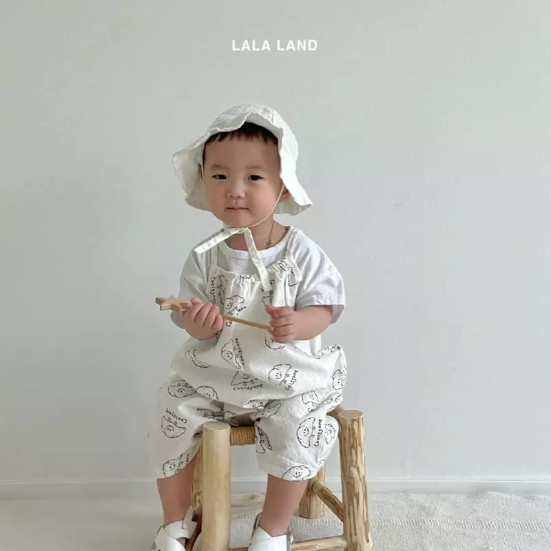 Lalaland - Korean Baby Fashion - #babyoutfit - Bebe String Overalls - 8