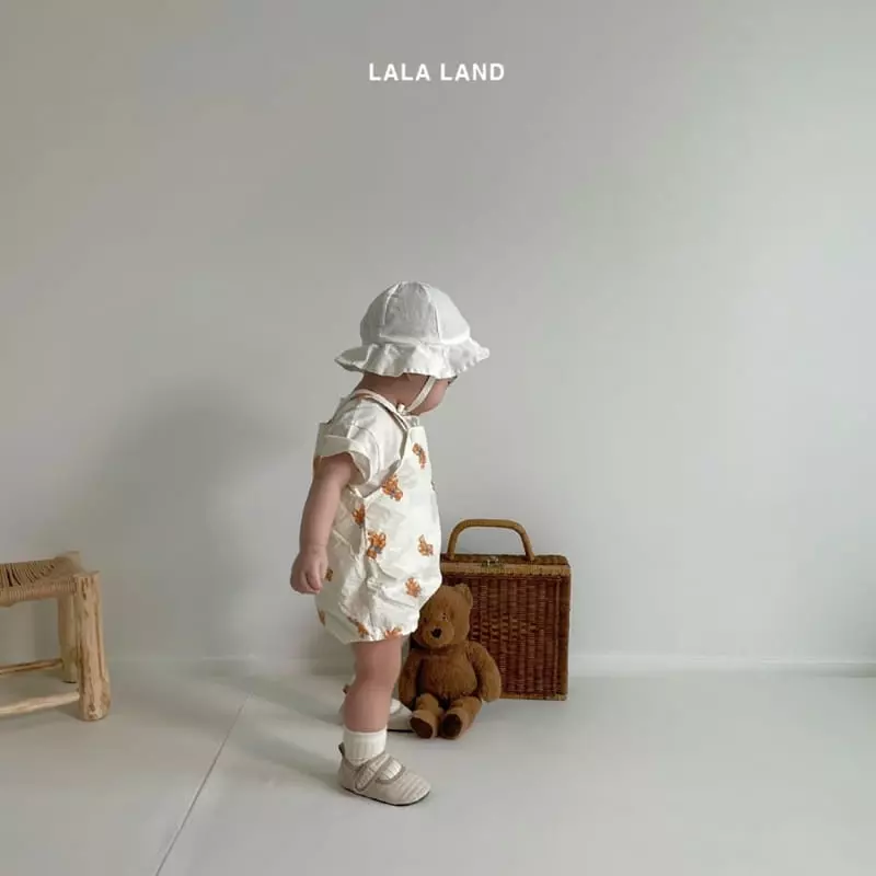 Lalaland - Korean Baby Fashion - #babywear - Bebe Heart Bear Bodysuit - 10