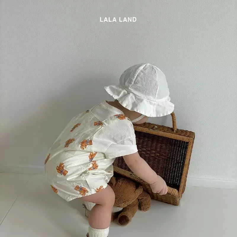 Lalaland - Korean Baby Fashion - #onlinebabyboutique - Bebe Heart Bear Bodysuit - 11