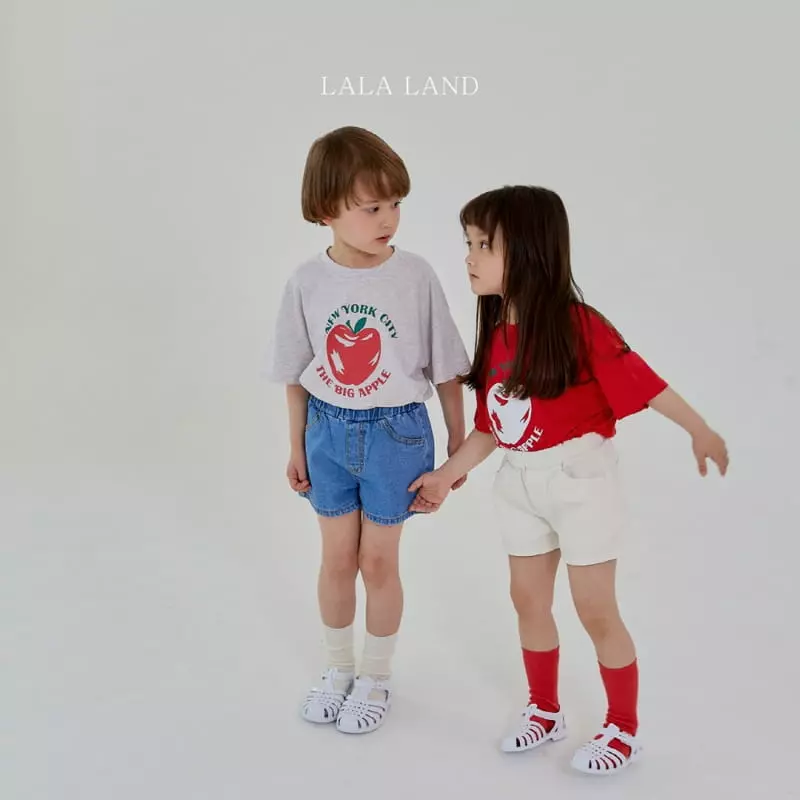 Lalaland - Korean Children Fashion - #Kfashion4kids - New York Apple Tee - 9