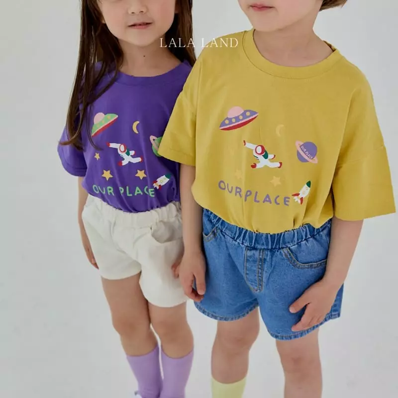Lalaland - Korean Children Fashion - #Kfashion4kids - Space Tee - 3