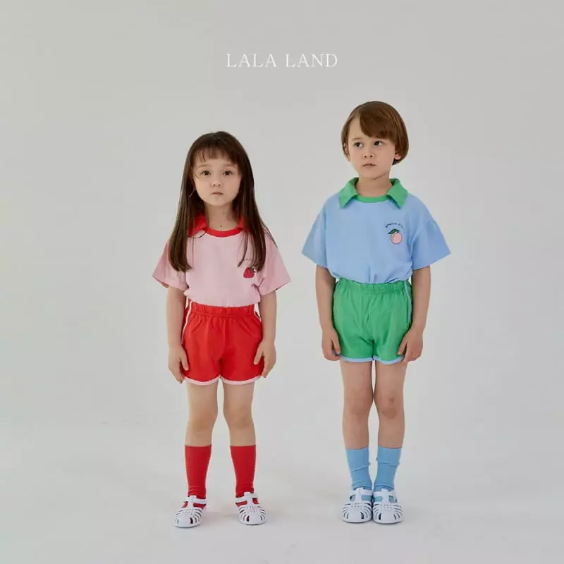 Lalaland - Korean Children Fashion - #Kfashion4kids - Fruit Top Bottom Set
