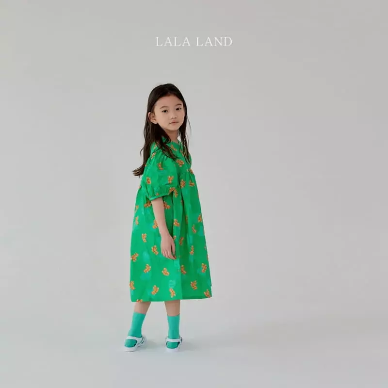 Lalaland - Korean Children Fashion - #Kfashion4kids - Puff One-piece - 11