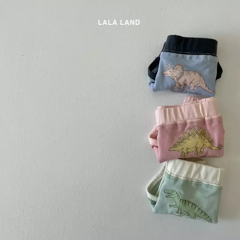 Lalaland - Korean Children Fashion - #kidzfashiontrend - Dino Underwear Set - 4
