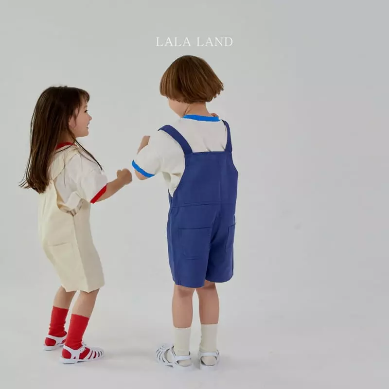 Lalaland - Korean Children Fashion - #childofig - Pocket Dungarees - 5