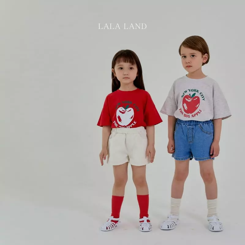 Lalaland - Korean Children Fashion - #childrensboutique - New York Apple Tee - 2