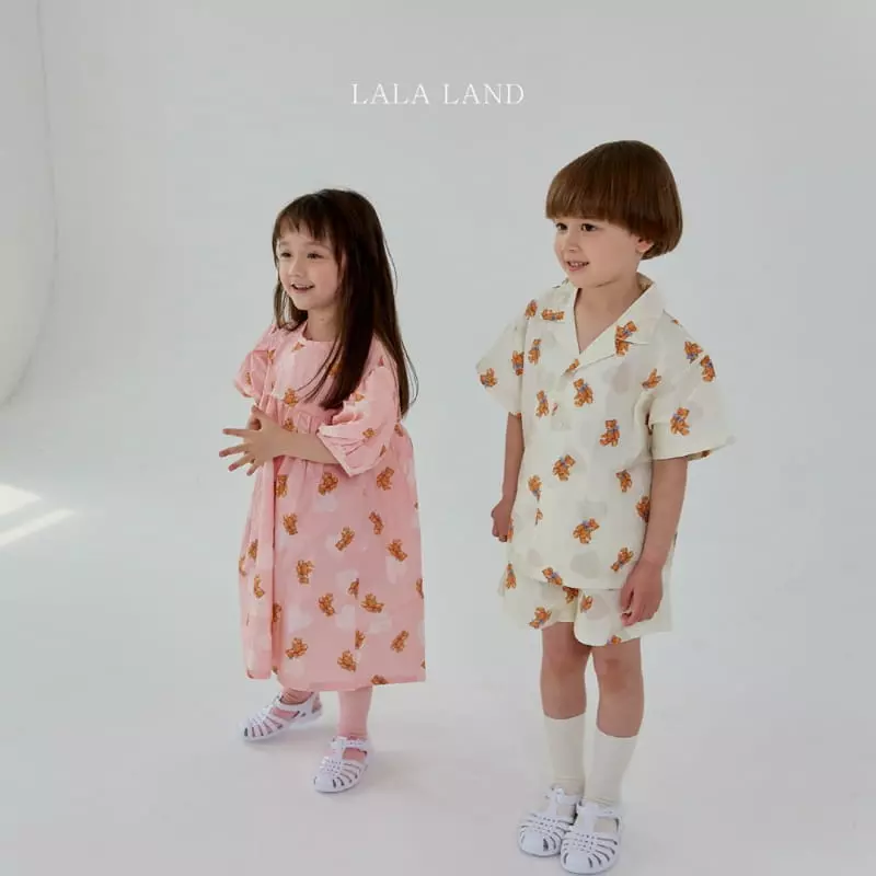 Lalaland - Korean Children Fashion - #childofig - Puff One-piece - 4