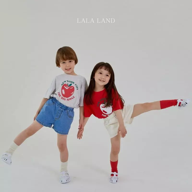 Lalaland - Korean Children Fashion - #designkidswear - New York Apple Tee - 3