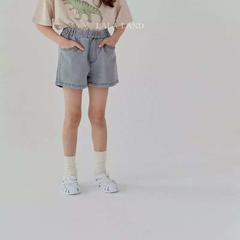 Lalaland - Korean Children Fashion - #designkidswear - Denim Shorts