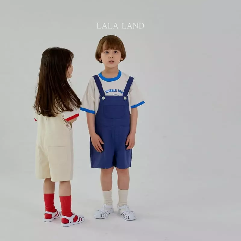 Lalaland - Korean Children Fashion - #designkidswear - Pocket Dungarees - 7