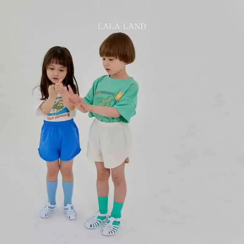 Lalaland - Korean Children Fashion - #designkidswear - Circle Piping Pants - 4
