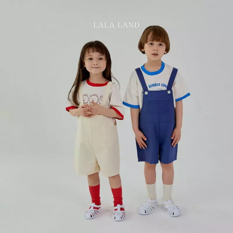 Lalaland - Korean Children Fashion - #discoveringself - Pocket Dungarees - 8