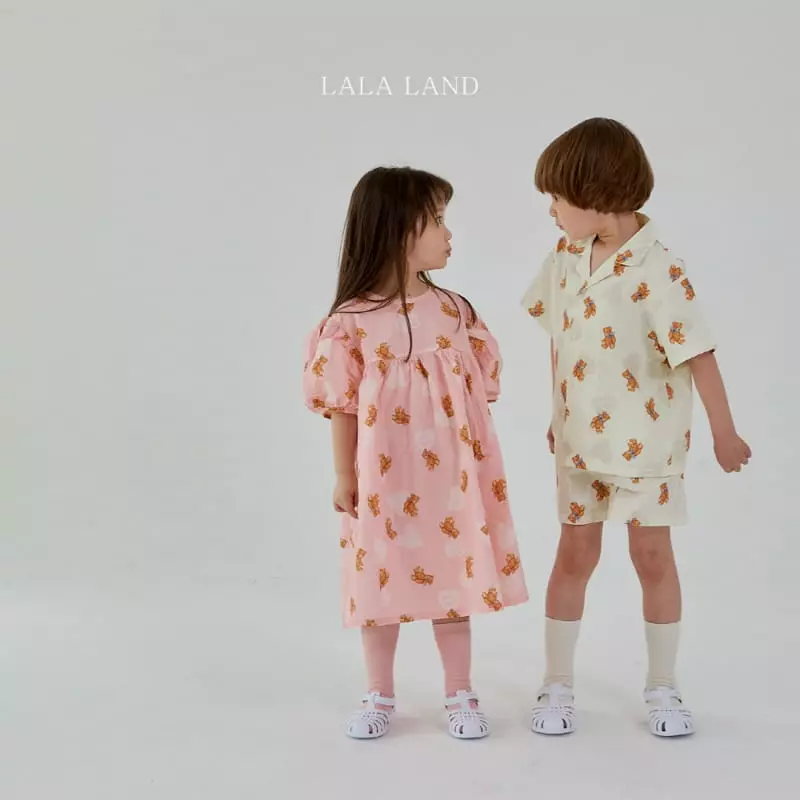 Lalaland - Korean Children Fashion - #discoveringself - Puff One-piece - 6
