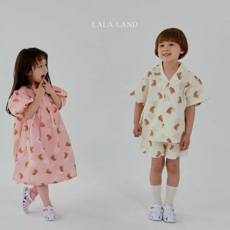 Lalaland - Korean Children Fashion - #fashionkids - Puff One-piece - 7