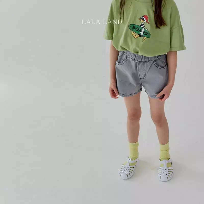Lalaland - Korean Children Fashion - #kidsshorts - Board Duck Tee - 11