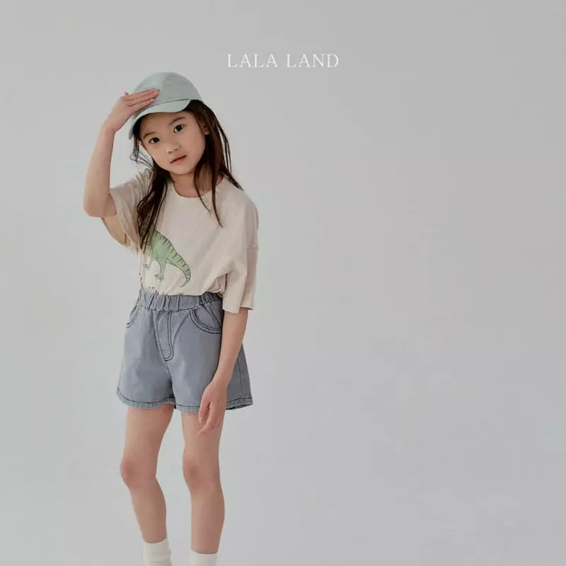 Lalaland - Korean Children Fashion - #kidsshorts - Dino Tee - 10