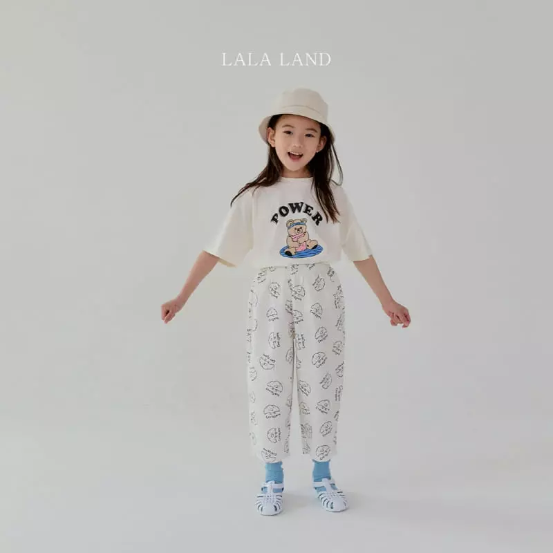 Lalaland - Korean Children Fashion - #kidsshorts - Power Bear Tee - 9