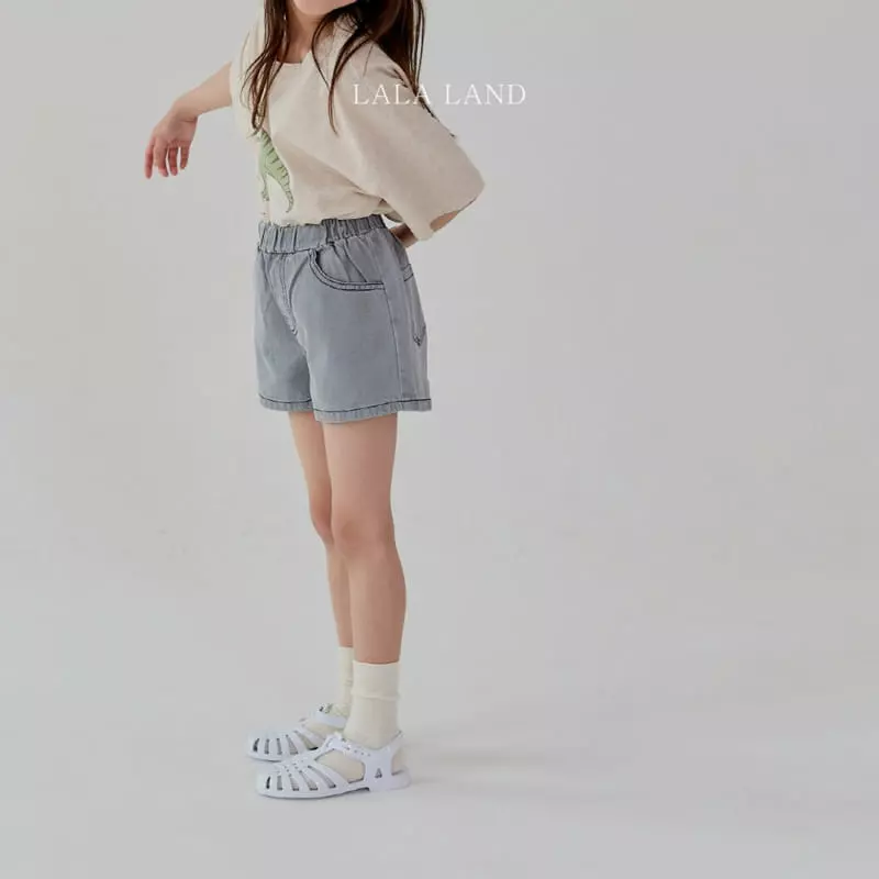 Lalaland - Korean Children Fashion - #fashionkids - Denim Shorts - 4