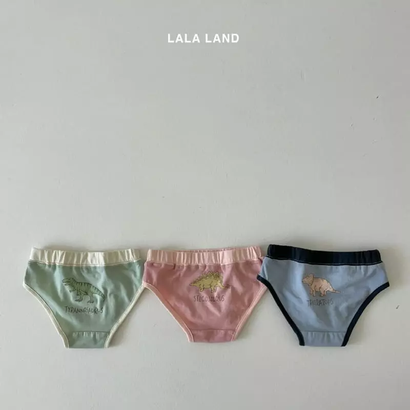 Lalaland - Korean Children Fashion - #kidsshorts - Dino Underwear Set